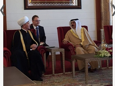 Mufti Sheikh Ravil Gainutdin sent a letter of congratulations to the King of Bahrain Hamad bin Isa Al Khalifa