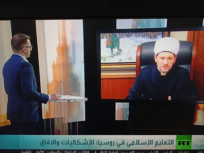 Damir Mukhetdinov took part in a program on RT-Arabic