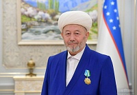 Поздравление главе Управления мусульман Узбекистана Алимову Усмонхону