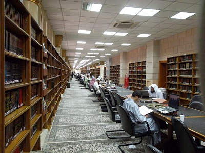 The Medina library holds 180,000 books