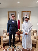 Дамир Мухетдинов встретился с послом Государства Катар в РФ