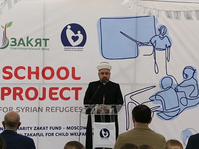 School for children of Syrian refugees opened in Lebanon's Bekaa at the expense of the Zakyat Foundation Religious board of Muslims of the Russian Federation.