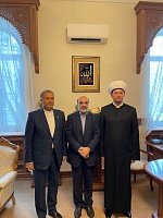 Встреча Дамира Мухетдинова с главой гостелерадио Ирана Али Асгари и Послом Каземом Джалали